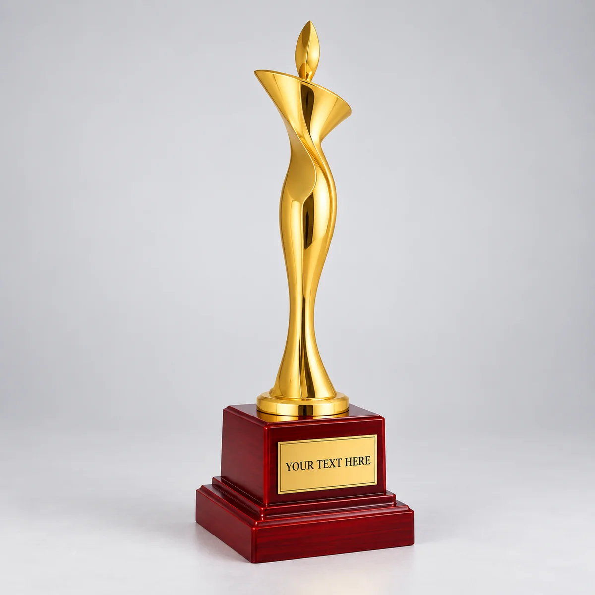 Gold Flame Form Trophy - view 2